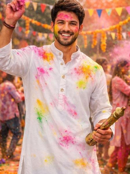 Holi Special Men’s Plain White Kurta at Manufacturer Rate 