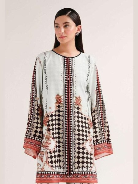 Hoor Tex Cotton Satin Pakistani Co ord Sets for Exporters Kurtis