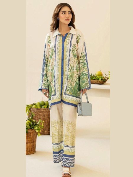 Hoor Tex Wholesale Pakistani Clothing Cotton Satin Co-ord Sets  Kurtis