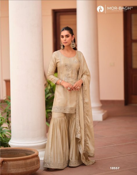 Iconic Cream Fancy Party Wear Suit Set for Women Premium Look Pakistani Suits Wholesale