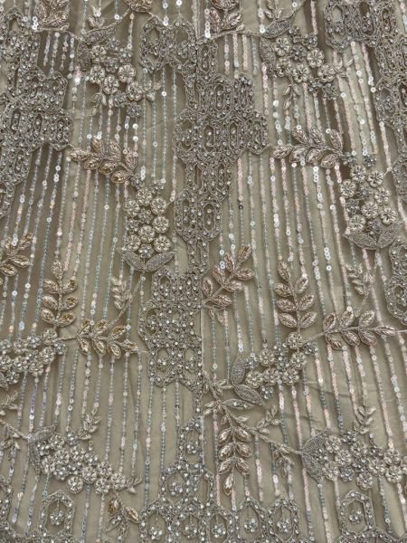 Iconic Golden Net Lehenga with Zircon and Sequin Work for Bridal Functions Bridal Lehenga Choli