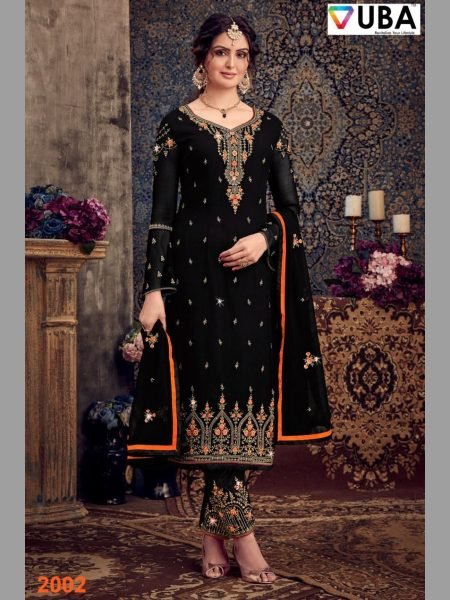 In Wholesale Rate Georgette With Embroidery Work Suits  Churidar Salwar Suits Wholesale