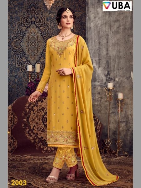 In Wholesale Rate Georgette With Embroidery Work Suits  Churidar Salwar Suits Wholesale