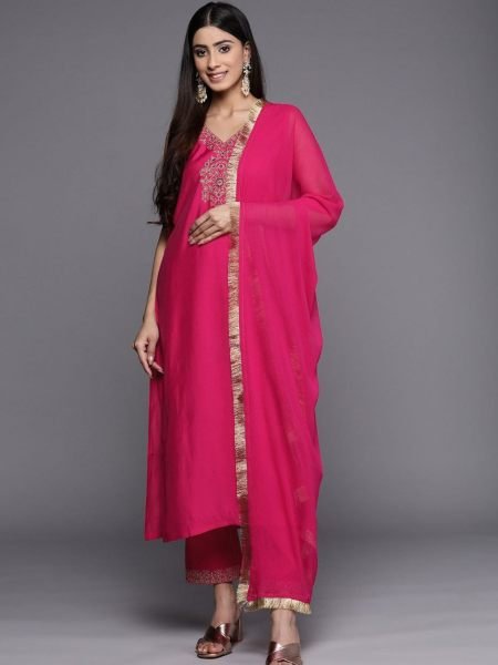 Indian Wedding Wear Women Sequence Kurti Set 3 Piece Kurti Set