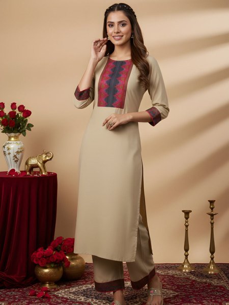 Ingenious Ceam Stylish Kurti Pant Set for Office and Casual Wear Kurtis