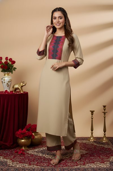Ingenious Ceam Stylish Kurti Pant Set for Office and Casual Wear  Straight Cut Long Kurtis