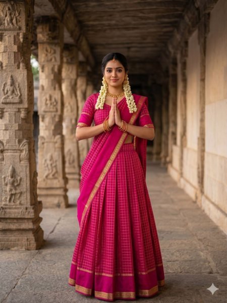 Ingenious Rani Pink Georgette Lehenga Choli for Wedding and Festive Wear  Lehenga