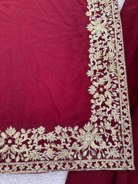 Innovative Red Boutique Style Party Wear Suit for Wedding Functions Ready To Wear Collection