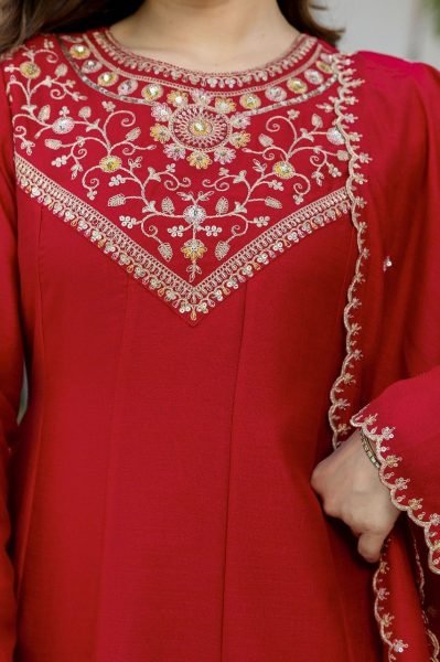 Innovative Red Designer Anarkali Suit for Wedding and Festive Collection Anarkali Kurtis 