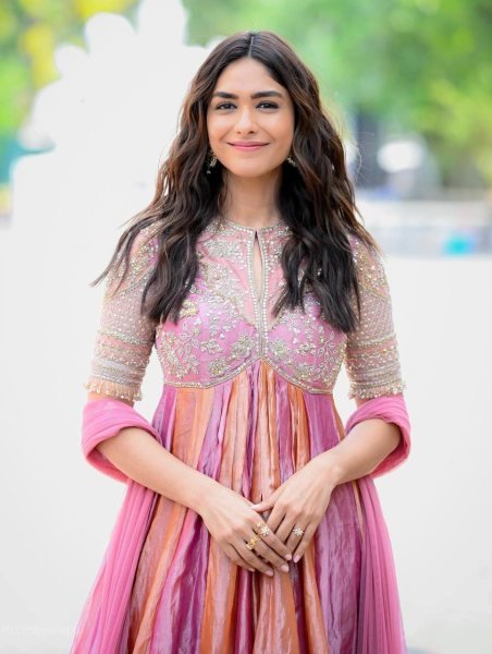 Inspiring Pink Pure NC Moss Silk Embroidered Gown with Butterfly Net Dupatta Ready To Wear Collection
