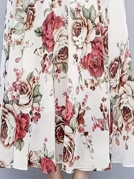 Intricate White Fashionable Chiffon Dress for Vacation and Evening Wear Western Ladies Top Wholesale