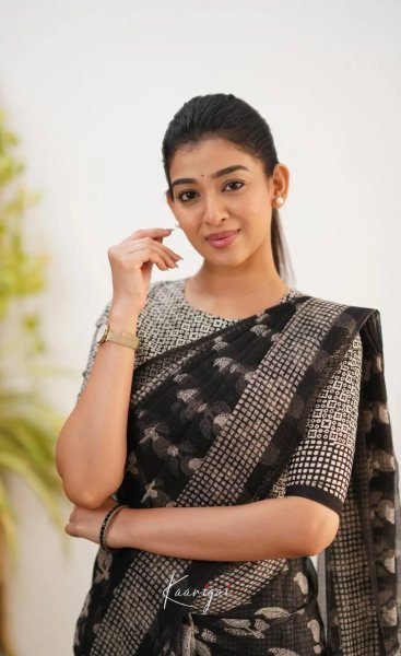 Intuitive Black Designer Cotton Kota Check Digital Print Saree with Rich Pallu  Printed Cotton Sarees Wholesale