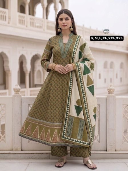 Irresistible Green Rayon Slub Kurti Set with Printed Muslin Cotton Dupatta for Manufacturer  Cotton Kurtis Wholesale