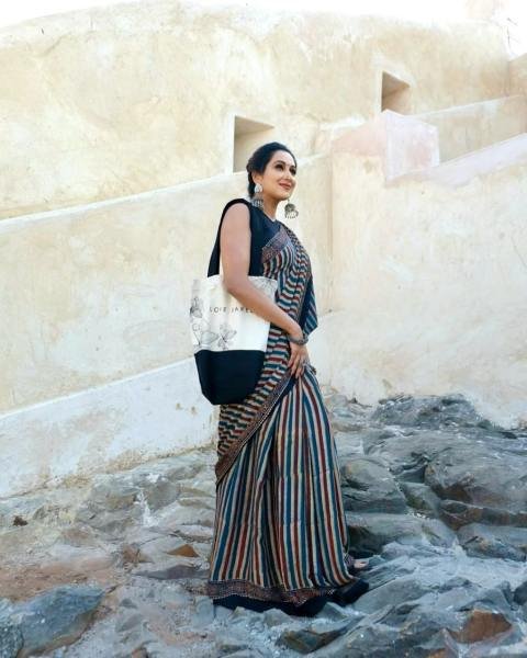 Japan Satin Silk Saree With Ajrakh Rich Pallu and Printed Border at Wholesale Rate Silk Sarees Wholesale