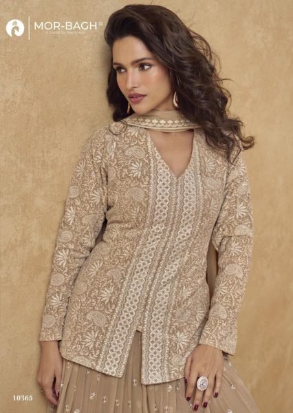 Jhasi Designer Georgette Sharara Suit Collection Heavy Embroidered Wedding Wear At Best Price Designer Plazzo Salwar Suits Wholesale