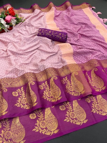 Kalyani Cotton Silk Saree for Women New Arrival with Designer Zari  Woven Pallu    Graceful Aura Weave Best Choice for Resellers Cotton Sarees Wholesale