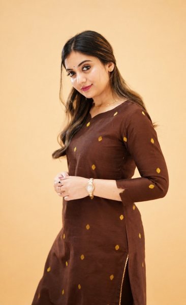 Kanchi Cotton Zari Work Kurti with Matching Pant for Resellers and Retailers  Straight Cut Long Kurtis