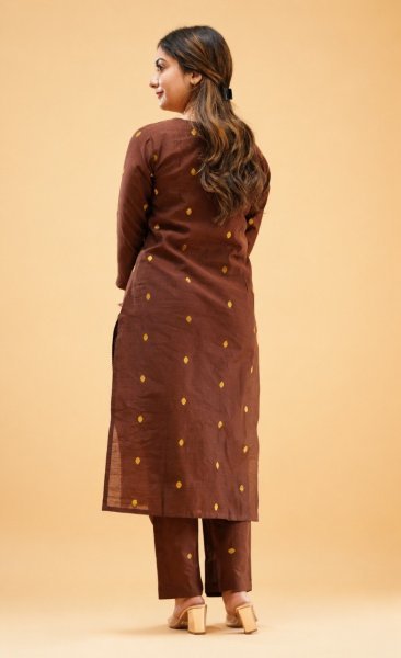 Kanchi Cotton Zari Work Kurti with Matching Pant for Resellers and Retailers  Straight Cut Long Kurtis