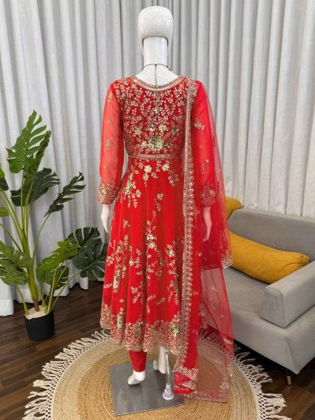 Karisma Kapoor Wearing a Anarkali Kurta Pant Dupatta Set Anarakali Gown Wholesale