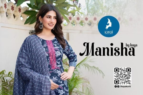 Kaya Manisha Readymade Cotton Suit Set 3PC Summer Wear Collection 6 Pcs Catalogue Full Set Kurti