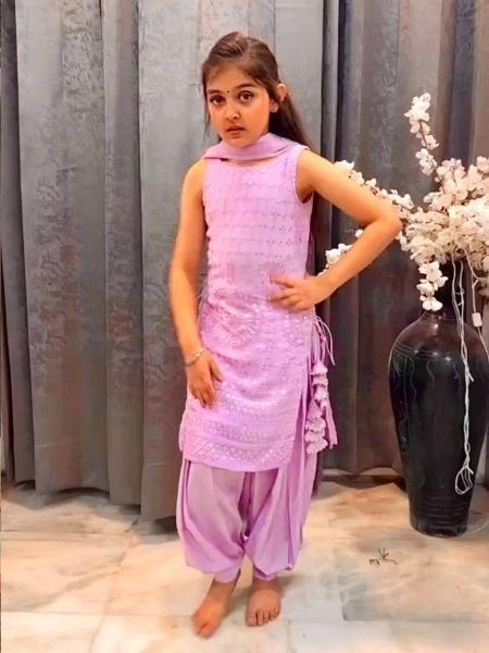Kids Special Heavy Fox Georgette Dhoti Salwar Suit  Girls Wear