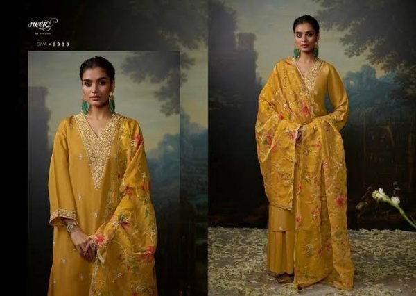 Kimora Heer Siya New Fancy Designer Salwar Suit Collection Designer Plazzo Salwar Suits Wholesale