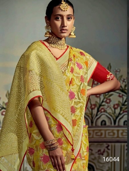 Kimora Meera Premium Soft Brasso Saree Collection Single available  Designer Wedding Sarees Wholesale