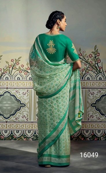 Kimora Meera Premium Soft Brasso Saree Collection Single available  Designer Wedding Sarees Wholesale