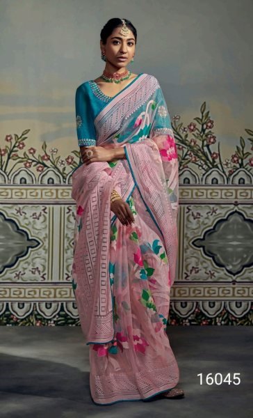 Kimora Meera Premium Soft Brasso Saree Collection Single available  Designer Wedding Sarees Wholesale
