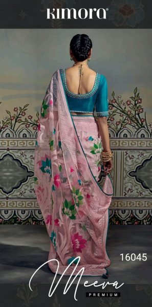 Kimora Meera Premium Soft Brasso Saree Collection Single available  Designer Wedding Sarees Wholesale