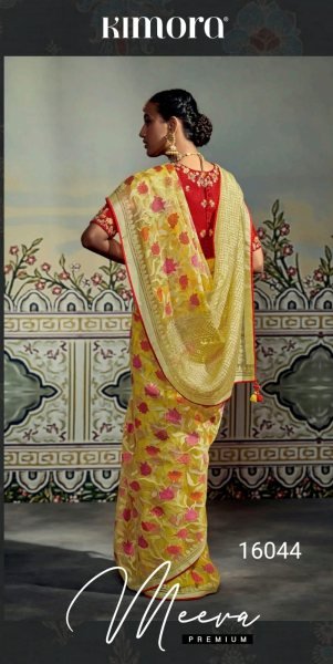 Kimora Meera Premium Soft Brasso Saree Collection Single available  Designer Wedding Sarees Wholesale