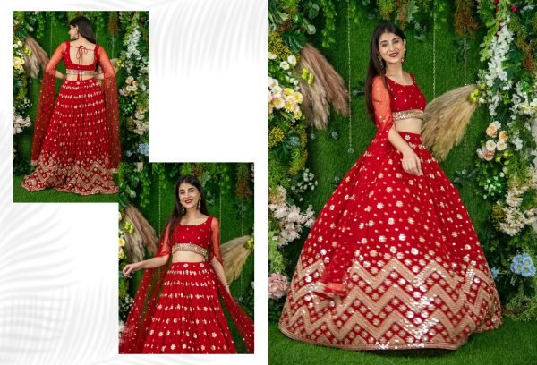 Latest Bridal & Festive Wear Lehenga Choli Set Zari and Sequin Work Elegant Look for Girls & Women Reseller Special Pricing Designer Lehenga Choli