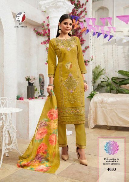 Latest Design Premium Shimmer Kurti Set with Organza Print Dupatta Readymade Collection Wholesale Price  3 Piece Kurti Set