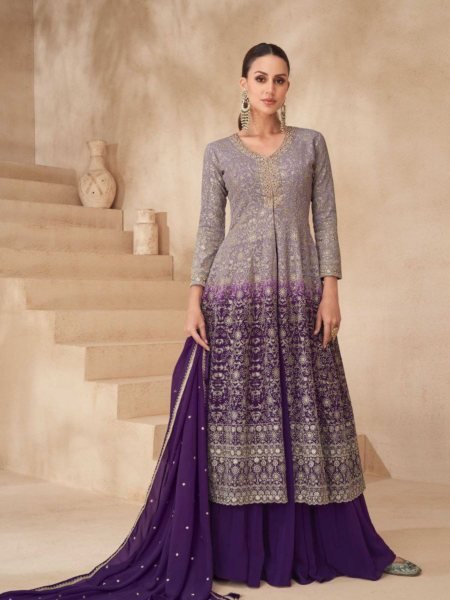 Latest Designer Gown Style Salwar Suits Aashirwad Collection for Export Salwar Kameez