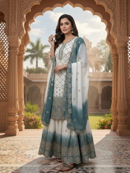 Latest Designer Party Wear Palazzo Suit for Reselling & Wholesale Business 