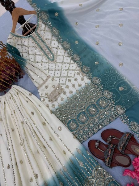 Latest Designer Party Wear Palazzo Suit for Reselling & Wholesale Business Ready To Wear Collection