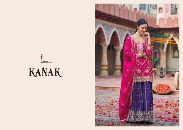 Latest Festive Collection 2025 Eba Kanak Designer Sharara   Salwar Suits Designer Plazzo Salwar Suits Wholesale
