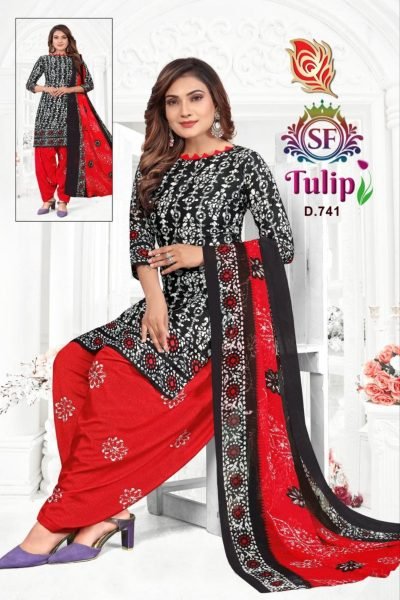 Latest Leon Crepe Dress Material For Women Leone Crepe Dress Material