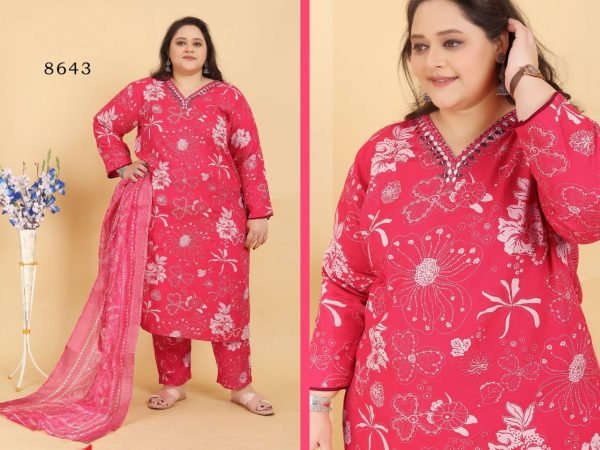 Latest Plus Size Rayon Suit Set For Women casual or office wear  Plus Size Kurti / Gown