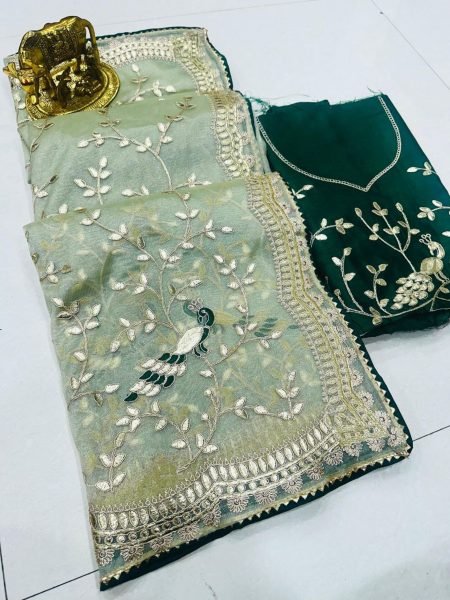 Latest Silk Saree With Gota Work For Women Silk Sarees Wholesale