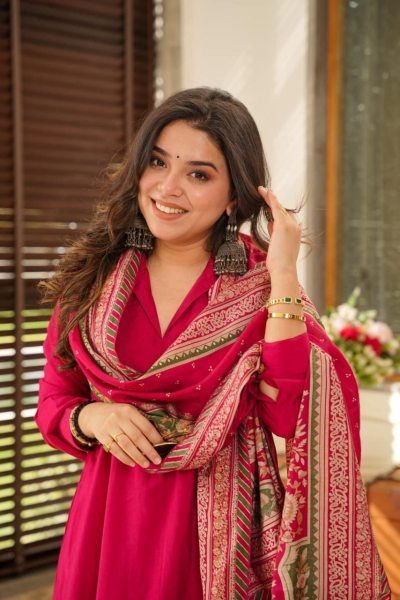 Latest South Cotton Kurti Set with Dupatta Ready to Wear 3 Piece Party Wear Kurta Set for Women New Collection at Manufacturer Rate 3 Piece Kurti Set