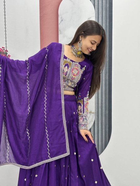 Latest Vichitra Silk Lehenga Choli 2025 Embroidered Wedding Lehenga Set with Dupatta Available Online   for Export Heavy Sequence Collection Designer Lehenga Choli