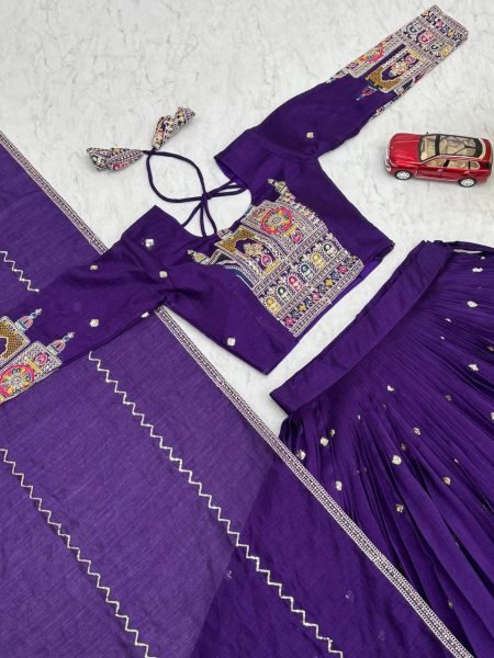 Latest Vichitra Silk Lehenga Choli 2025 Embroidered Wedding Lehenga Set with Dupatta Available Online   for Export Heavy Sequence Collection Designer Lehenga Choli