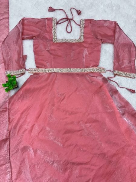 Launching New Designer Party Wear Gown Saree with Dupatta   GOWN SAREE