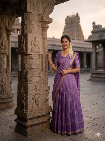 Lavender Viscose Georgette Lehenga Choli with Zari Weaving Work at Wholesale Rate  Lehenga