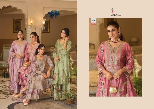 Lavish Pink Women s Heavy Chinon Three Piece Ethnic Suit For Party Wear Designer Plazzo Salwar Suits Wholesale