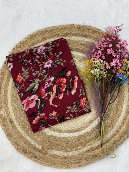 Lavish Red Printed Kurti with Pant Set for Casual Wear Women  Straight Cut Long Kurtis