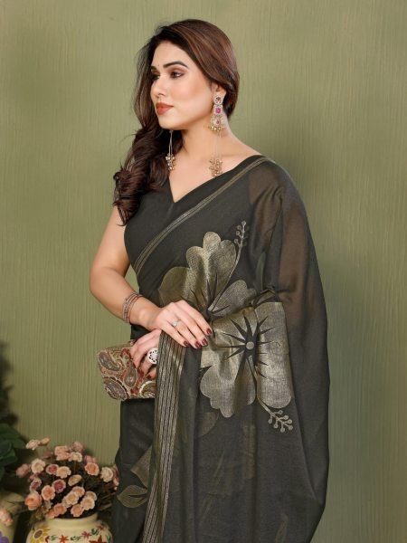 Legendary Freen Soft Georgette Silk Saree with Simple and Stylish Look Silk Sarees Wholesale