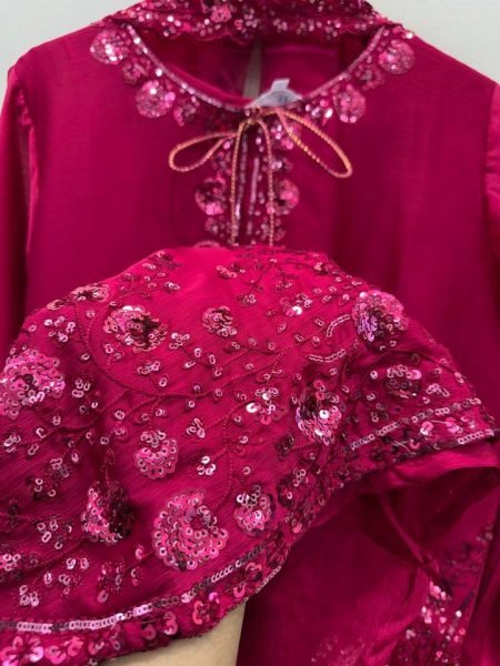 Legendary Pink Farshi Plazo Suit with Dupatta for Wedding and Party Wear Ready To Wear Collection