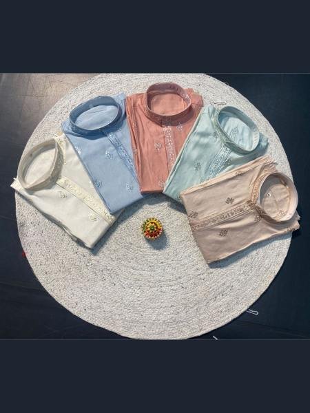 Light Colors Men’s Traditional Soft Heavy Silk Kurta Pajama Set 2026 Mens Wear